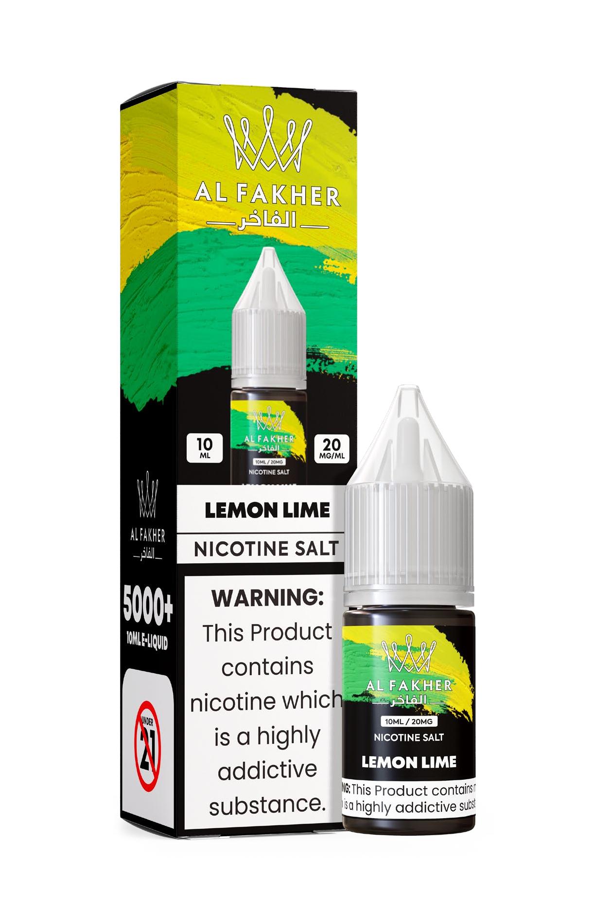 vapeablenexus.com Lemon Lime 20MG Strengths 10ML 5000+ Nic Salt E-LIQUIDS by Al Fakher