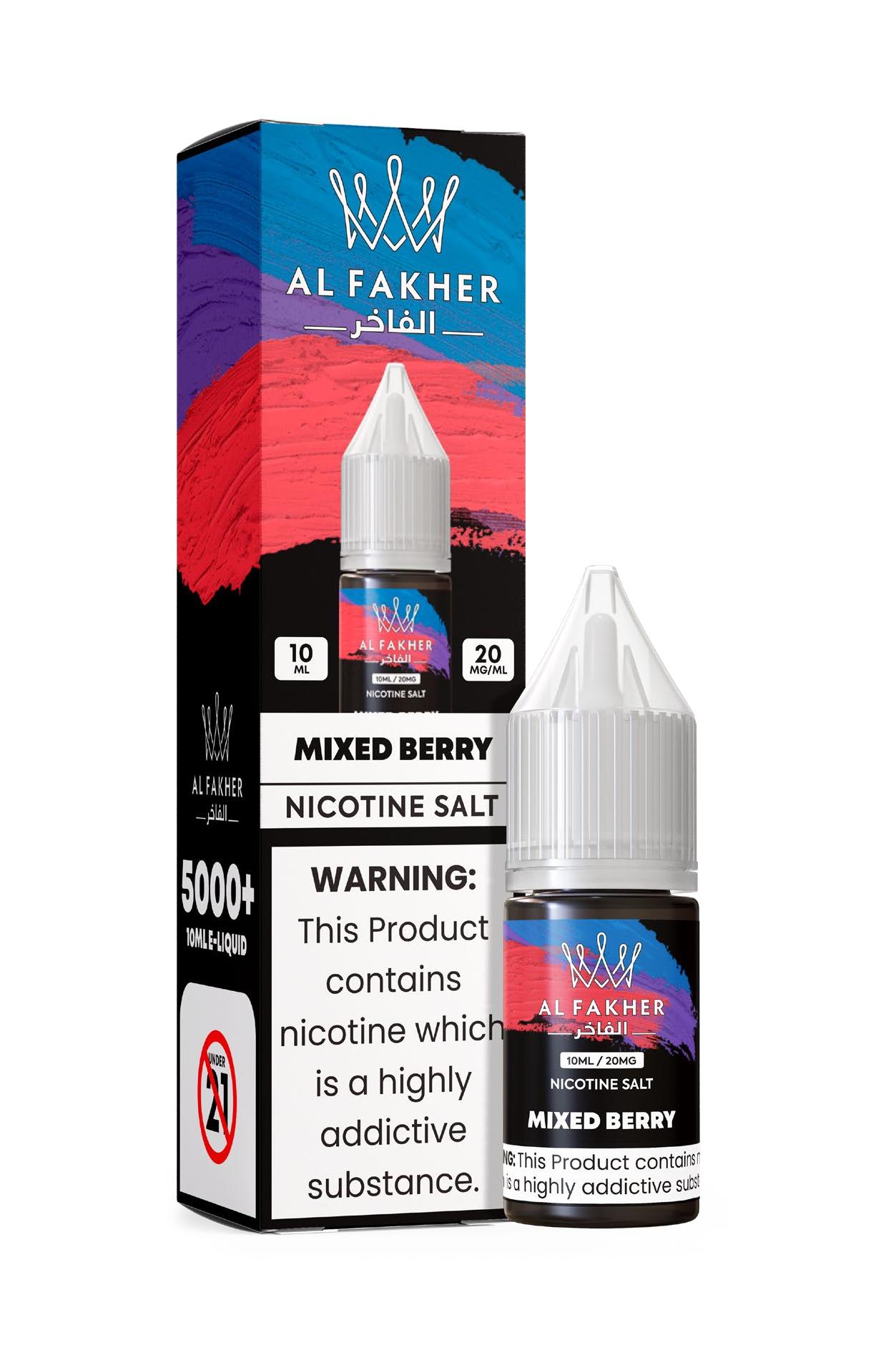 vapeablenexus.com Mixed Berry 20MG Strengths 10ML 5000+ Nic Salt E-LIQUIDS by Al Fakher